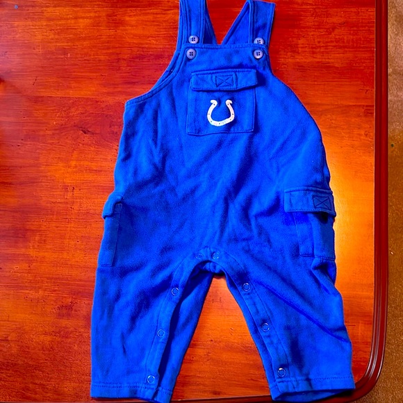 Colts Fans! For Baby size 12 month overalls. - Picture 1 of 5